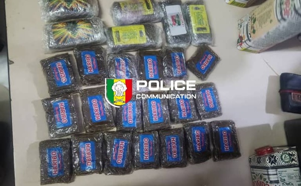 Trafic international de drogue : la Brigade des Stupéfiants démantèle un réseau de hachich à Dakar
