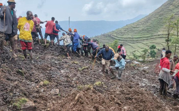 Éthiopie: trois jours de deuil national après des pluies torrentielles et des glissements de terrain meurtriers