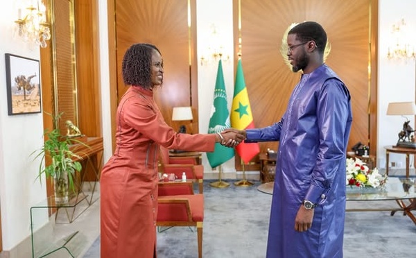 Diplomatie : Bassirou Diomaye Faye reçoit un message de Paul Kagame via la ministre rwandaise des Sports