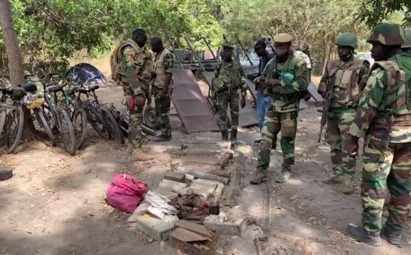Sécurisation : L'armée sénégalaise porte un coup dur aux trafiquants en Casamance