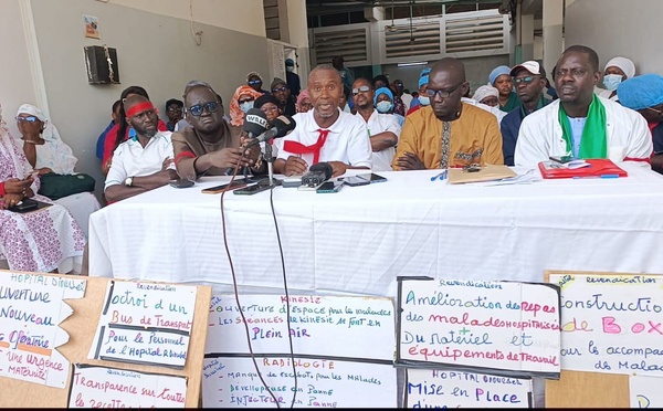 Diourbel : le syndicat de l’hôpital régional entame une grève pour la satisfaction de ses 22 revendications