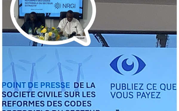 Secteur extractif: la coalition nationale PCQVP exhorte l'Etat à œuvrer pour une réforme inclusive et transparente