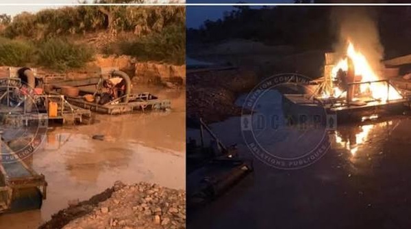 Kédougou : 32 dragues neutralisées par le Garsi 2 à Sansamba