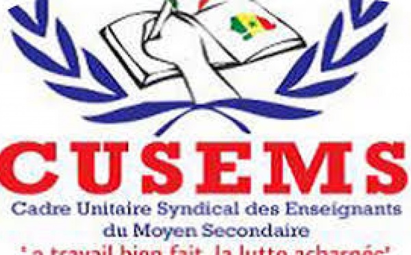 Éducation : le CUSEMS suspend son mot d’ordre de grève après des avancées avec le gouvernement