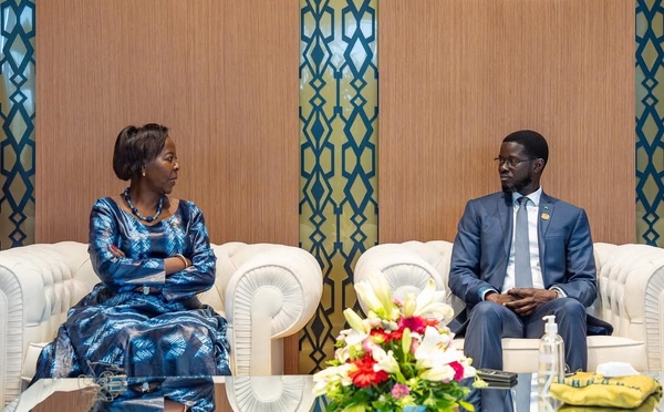 Forum de Dakar : Bassirou Diomaye Faye reçoit la Secrétaire générale de la Francophonie