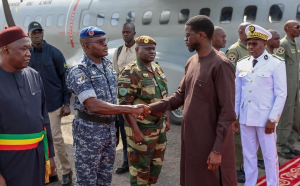 Kolda: Diomaye Faye, accueilli par les autorités civiles et militaires, entame sa tournée économique de 72 heures