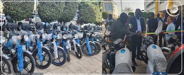 La coopération allemande, via la GIZ, a officiellement remis un lot de 43 motos au ministère de la Justice sénégalais