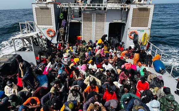 Emigration irrégulière : 429 candidats secourus au large de Saint-Louis par la Marine nationale