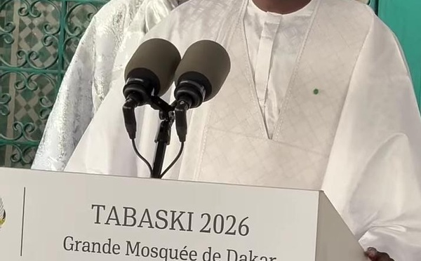 Tabaski 2026 : Diomaye Faye adresse un message poignant après sa prière  à la Grande Mosquée de Dakar