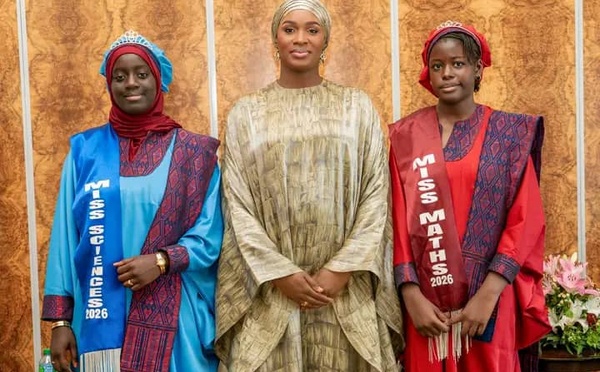 Dakar: Marie Khone Faye reçoit les lauréates nationales de Miss Maths et Miss Sciences 2026