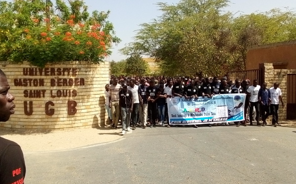 Risque d’expulsion des étudiants à Saint-Louis à Mbour : le Collectif des Amicales Universitaires menace de  manifester devant la mairie 