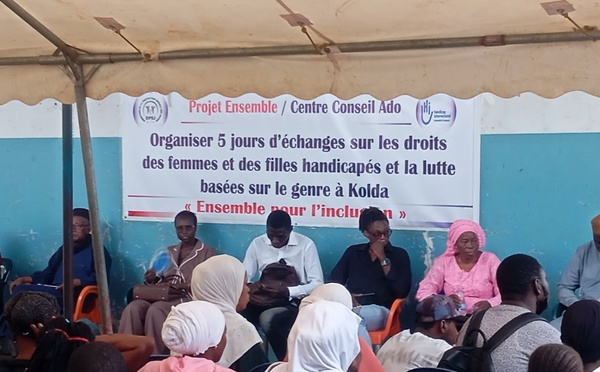 Kolda : les femmes et filles handicapées renforcent leurs capacités sur leurs droits et la lutte contre les violences basées sur le genre