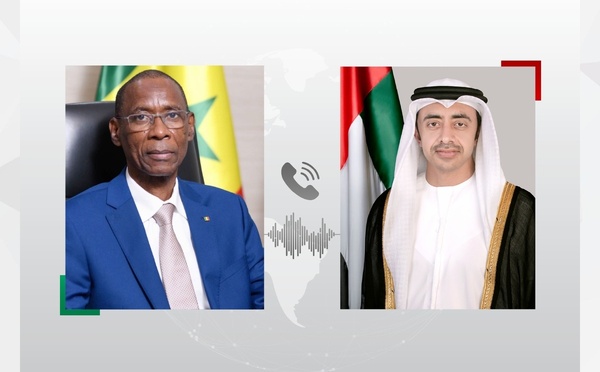 ​Émirats – Sénégal : Entretien téléphonique entre Abdullah bin Zayed et Cheikh Niang sur la coopération bilatérale