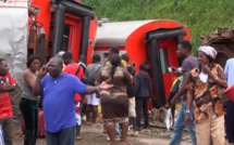 Déraillement d'un train de marchandises à Douala, aucune victime