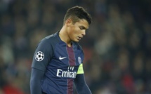 Thiago Silva est forfait pour PSG - Barcelone, (Officiel)