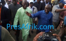 Direct-Thiès: les premières images de la marche de "Manko taxawu Sénégal" avec Idrissa Seck