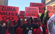 Manifestation de la Cosatu: une marée rouge à Johannesburg
