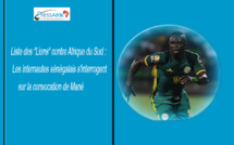 Liste des "Lions" contre Afrique du Sud : Les internautes sénégalais s'interrogent sur la convocation de Mané
