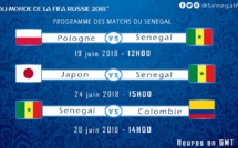 Mondial - 1er tour: calendrier des matchs du Sénégal, (image)