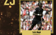 Ballon d'Or France Football 2017: Sadio Mané classé 23e devant Benzema, Coutinho, Falcao...