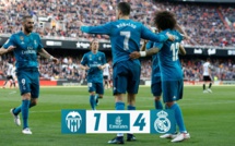 21e journée Liga : Le Real Madrid gagne à Valence et fait les affaires du FC Barcelone