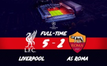 Liverpool prend et une avance... mais attention à la ROMATADA (5-2)