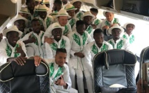 Photos - Les joueurs nigérians et leurs tenues typiquement traditionnelles en Russie
