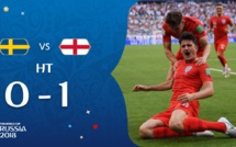 #SWEENG : L'Angleterre mène 1-0 à la mi-temps, Sterling maintient la Suède en vie