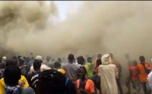 Urgent – (Vidéo + photos): Un incendie déclaré au marché Ocas de Touba…