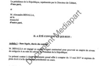 Mediapart publie le contrat de travail d'Alexandre Benalla (Document)