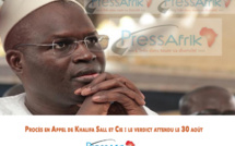 Procès en Appel de Khalifa Sall et Cie : le verdict attendu le 30 août