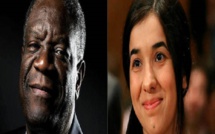Le prix Nobel de la paix décerné au Congolais Mukwege et à la Yézidie Murad
