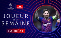 #LigueDesChampions: Messi élu joueur de la semaine 