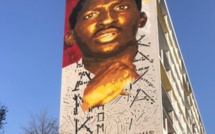 (Vidéo) Inauguration de la Fresque de Thomas Sankara en France 