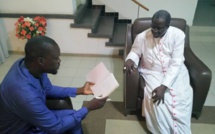 Fête Toussaint : Sonko rend visite à l'archevêque de Dakar Monseigneur Benjamin Ndiaye