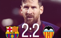 Liga : Lionel Messi évite le pire au Barça face à Valence