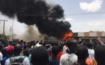 Vidéo - Violent incendie au Marché Ocass de Touba