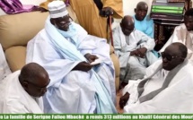 Vidéo - Construction de l’Université de Touba: la famille de Serigne Fallou donne 313 millions au Khalife