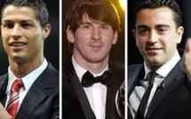 FIFA ballon d'or : Messi, Ronaldo et Xavi en finale