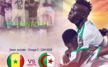 #CAN2019 - Voici les compositions officielles de Sénégal-Algérie