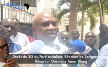 Serigne Mbaye Thiam sur le décès de Tanor: "des dispositions seront prises pour le rapatriement du corps".