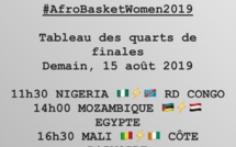Les affiches des Quarts de finale de l’Afrobasket féminin 2019 