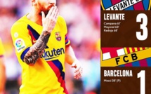 Liga : Levante fait couler le Barça en sept minutes (3-1)