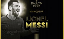 Messi, Ballon d'or pour la sixième fois