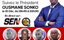 Suivez en DIRECT le plateau Spécial 31 décembre de la SEN TV avec Ousmane Sonko