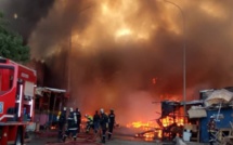 Le marché Petersen de Dakar prend encore feu