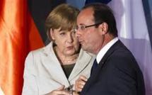 Le duo Angela Merkel-François Hollande en accord sur la Grèce et moins sur la croissance