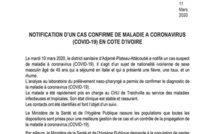 #Coronavirus: la Cote d'Ivoire enregistre son premier cas confirmé 
