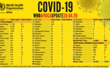 Situation #covid_19 Afrique: Plus de 21 000 cas recensés, 5 000 guérisons et 1 000 décès signalés 