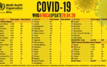 Coronavirus en Afrique: 34 610 cas recensés, 11 180 guérisons et 1 517 décès signalés (OMS)